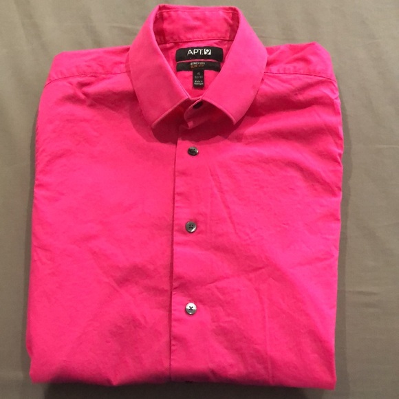 Apt. 9 Other - Apt 9 Mens Dress Shirt Button Down Slim Fit Long Sleeve